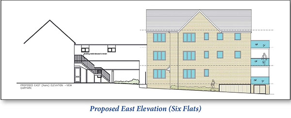 Lot: 61 - LAND WITH PLANNING CONSENT FOR SIX FLATS - 